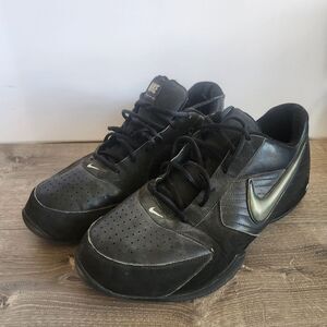 Nike Air Baseline Low Athletic Basketball Shoes Sneakers Mens Size 15 Black READ
